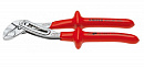 ALLIGATOR клещи переставные VDE, зев 50 мм, длина 250 мм, хром, обливные диэлектрические ручки