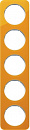 Рамкa 5-я Акрил оранжевый/белый (акрил) Berker R1