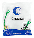 Cabeus - UTP,  5e, 0.3  PC-UTP-RJ45-Cat.5e-0.3m-GN-LSZH