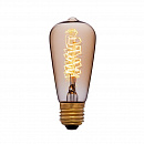Лампа накаливания "ретро" Золотая E27 60W (ST48 F5)