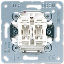 JUNG Мех Выключатель 2-клавишный кнопочный с подсветкой(2 НО контакта)(535U5)