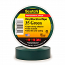 Изолента ПВХ зеленая 19мм 20м Scotch 35 высший сорт