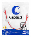 Cabeus - UTP,  5e, 0.3  PC-UTP-RJ45-Cat.5e-0.3m-RD-LSZH