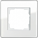 Рамка 1-ая Esprit Glass C Gira Белое стекло