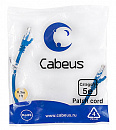 Cabeus - UTP,  5e, 0.3  PC-UTP-RJ45-Cat.5e-0.3m-BL