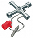 Ключ крестовой 4-лучевой для стандартных шкафов, 76 мм