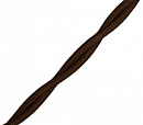BIRONI Витой провод  2*1,5, цвет коричневый матовый, 150м