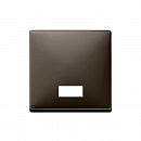 SE Merten SD Коричневая Клавиша с прямоугольным окном для символов или подсветки