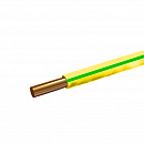 Провод силовой ПУВ 1х1.5 желто-зеленый однопроволочный