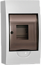 Щит распределительный навесной ЩРн-П-4 IP41 пластиковый белый прозрачная дверь