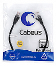 Cabeus - UTP,  5e, 0.3  PC-UTP-RJ45-Cat.5e-0.3m-BK