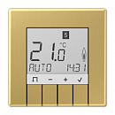 JUNG LS 990 Программируемый термостат Латунь Classic (лакиров.) (TRUDME231C)