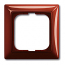 Рамка 1-постовая, серия Basic 55, цвет foyer-red