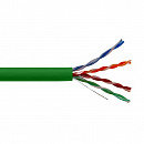 ITK Кабель связи витая пара U/UTP, кат.5E 4x2х24AWG solid, LSZH, 305м, зеленый