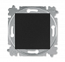 ABB EPJ Levit антрацит / дымчатый чёрный Выключатель кнопочный 1-клавишный