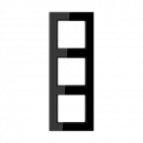 JUNG A550 Черный Рамка 3-ая для вертикальной и горизонтальной установки