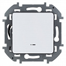 Legrand INSPIRIA Выключатель одноклавишный с подсветкой/индикацией  10 AX - 250 В~ - белый