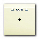 ABB BJE Impuls Беж Накладка карточного выключателя (мех 2025 U)