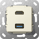  HDMI+USB 3.0 A Gira  