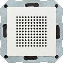 Динамик для радиоприемника скрытого монтажа c функцией RDS System 55+E22 Gira Белый глянцевый