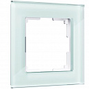  Рамка на 1 пост (натуральное стекло,стекло), WL01-Frame-01 