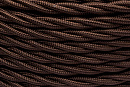 BIRONI Витой провод  3*0,75, цвет коричневый глянец, 10м